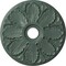 Ekena Millwork Milan Ceiling Medallion (Fits Canopies up to 4 5/8"), 24 1/2"OD x 3 1/2"ID x 1"P, Cloud Burst CM24MICBF - alternate 1